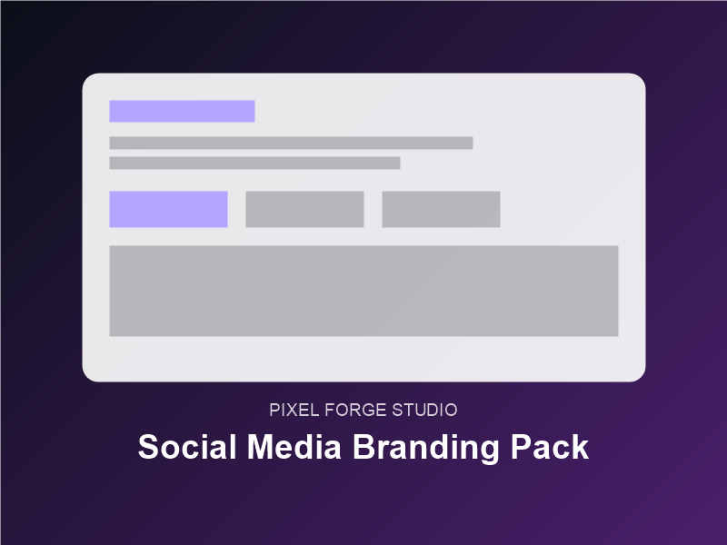 Social Media Branding Pack